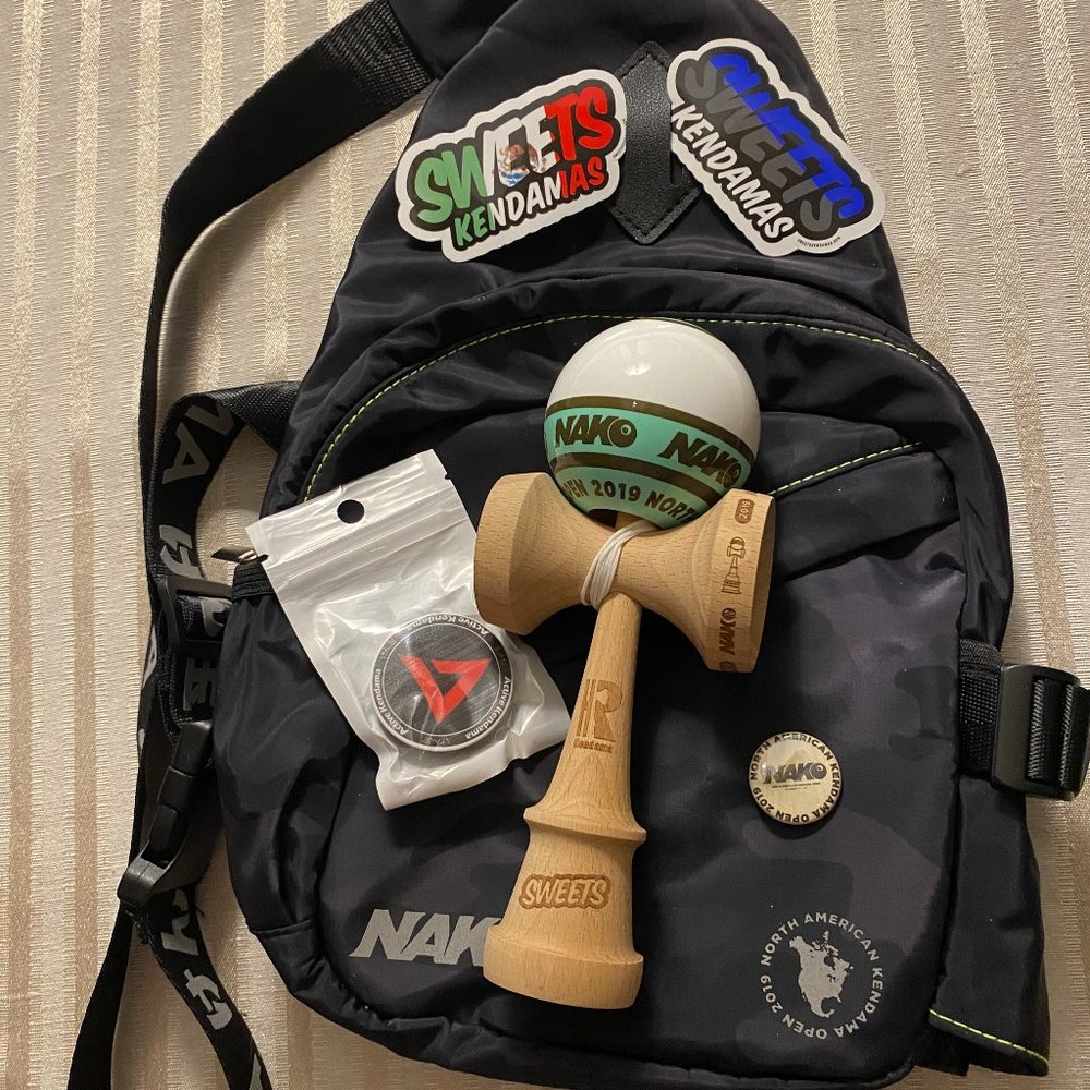 2019 EVENT KENDAMA NAKO  with swag bag, pin, stickers, pop socket!!!